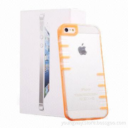 Clear PC + TPU Cover for iPhone 5C, Provides Ultimate Protection from Scratches